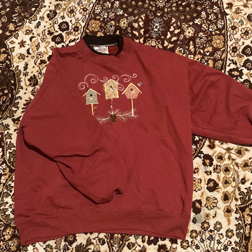 oversized crew neck
